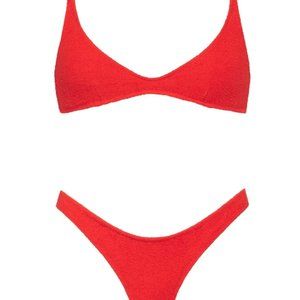 TRIANGL CERISE TERRY Red Bikini